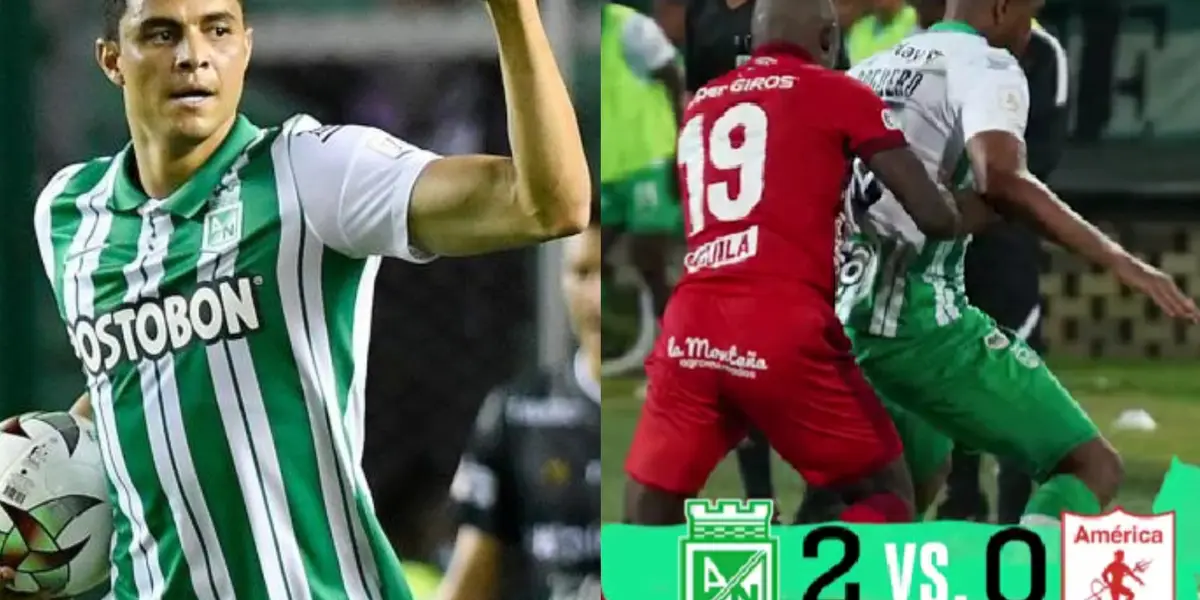 El mediocampista sigue demostrando su gran nivel en la liga colombiana, hoy fue la figura del encuentro para poner a su equipo como líder del torneo.