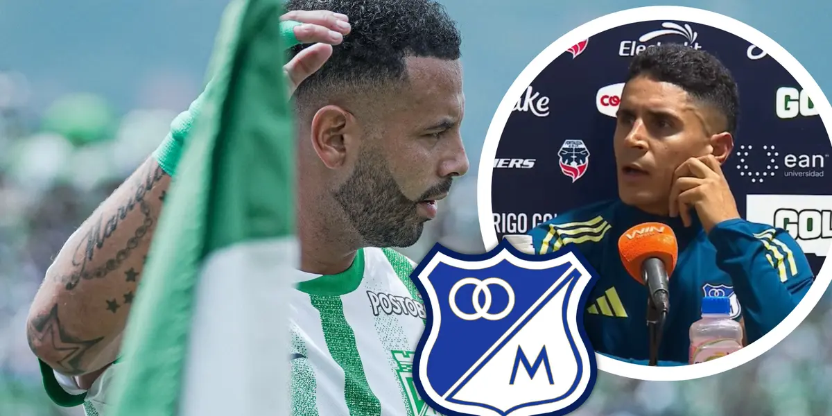 El mensaje de Daniel Cataño a Atlético Nacional que inicia la semana de superclásico Foto: Nacionaloficial, Dimayor, Escudoteca