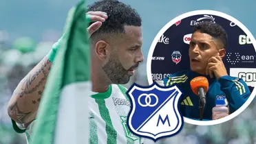 El mensaje de Daniel Cataño a Atlético Nacional que inicia la semana de superclásico Foto: Nacionaloficial, Dimayor, Escudoteca