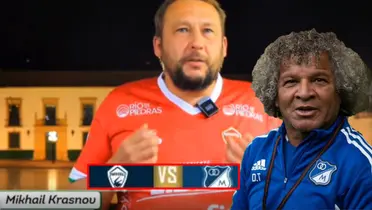 El mensaje del alcalde de Tunja vs Patriotas vs Millonarios (Foto tomada de Alcaldía Tunja, redes Millonarios y Caracol Noticias)