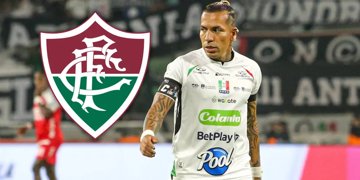 El mensaje que dejó Dayro Moreno a los hinchas de Fluminense que trae un grato recuerdo Foto: Escudoteca y Once Caldas