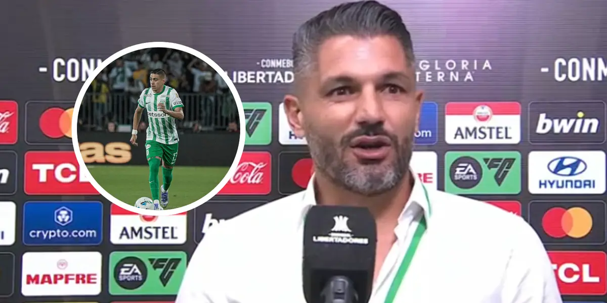 El mensaje que Javier Gandolfi le dejó a toda la hinchada de Atlético Nacional Foto: Captura de ESPN y Nacionaloficial