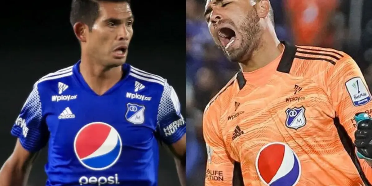 El meta Álvaro Montero supo imponer respeto frente a Fluminense, pese a que David Macalister Silva es el capitán en Millonarios FC.