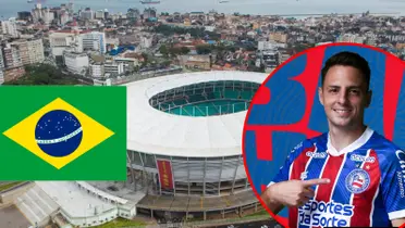 El nuevo apodo de Santiago Arias exselección ahora que firmó con Bahía de Brasil