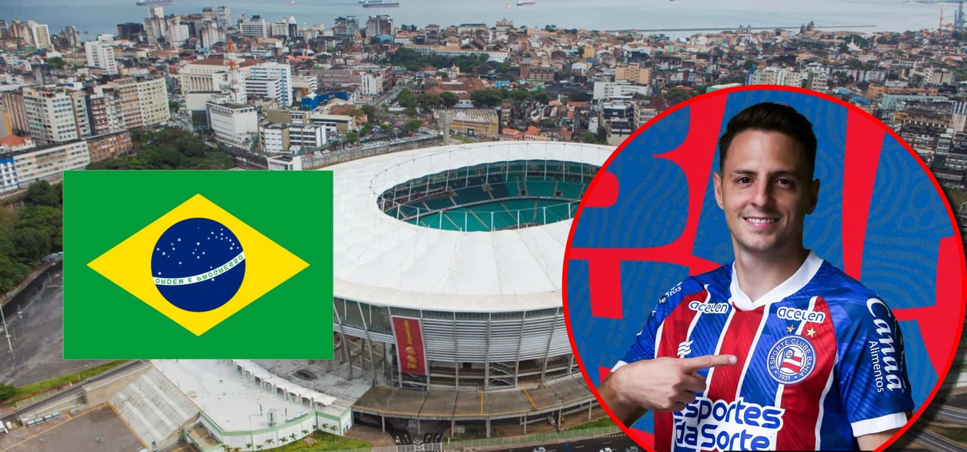 El nuevo apodo de Santiago Arias exselección ahora que firmó con Bahía de Brasil