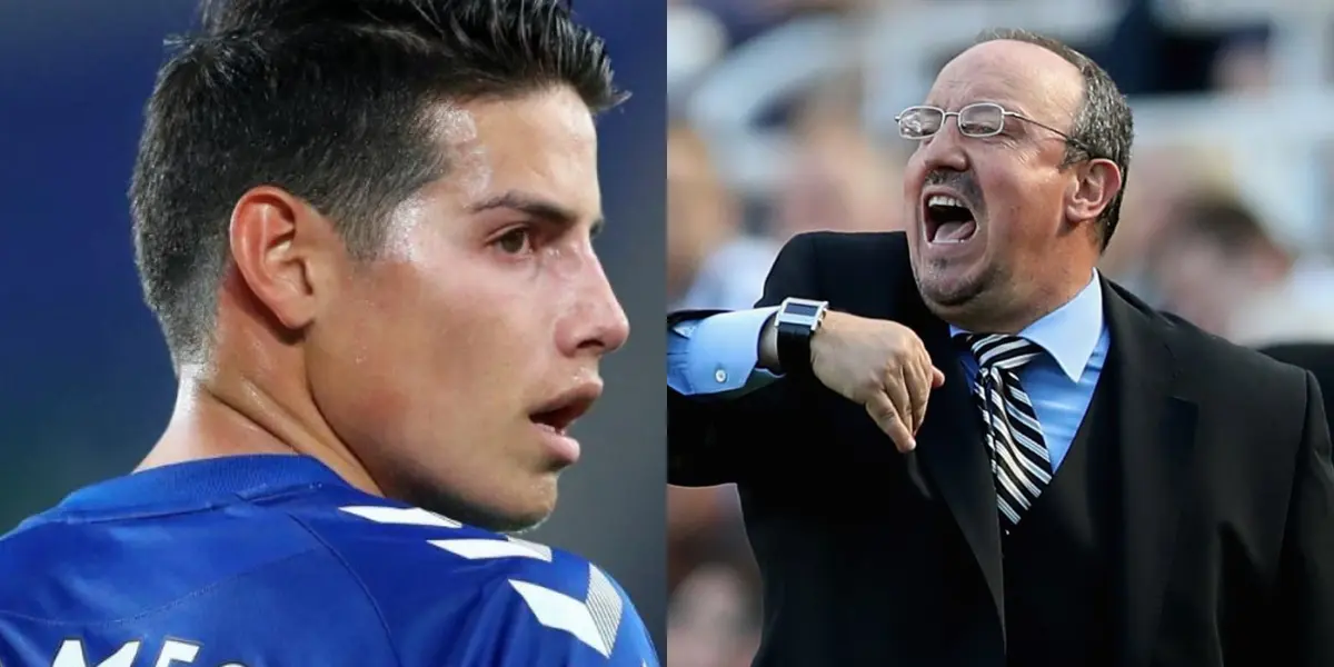 El nuevo fichaje del Everton confirmó que Rafael Benítez eliminó el último recuerdo que había de James Rodríguez en ese club.