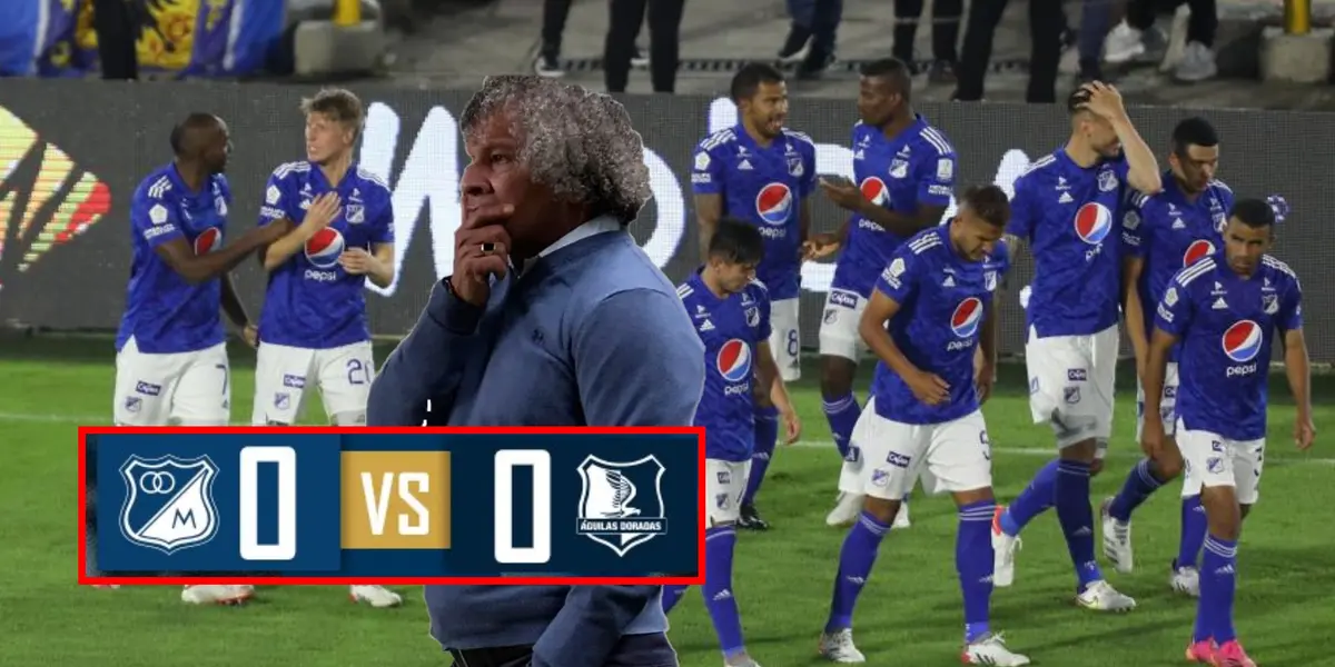 El nuevo jugador que perdió Millonarios vs Águilas Doradas (Foto Millonarios redes, Futbolred)
