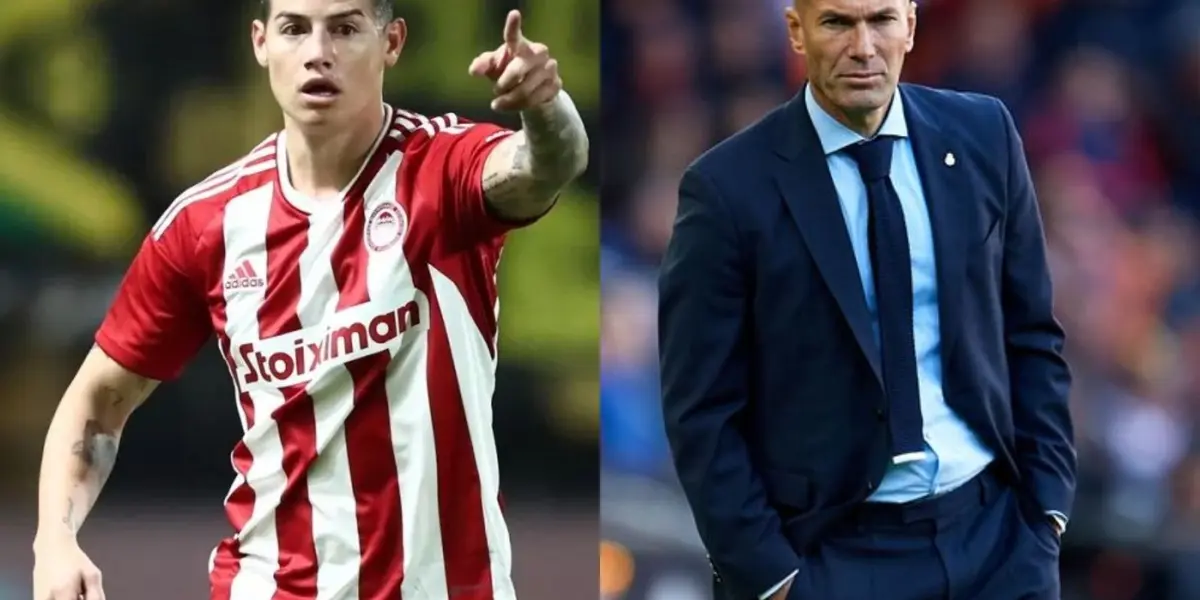 El Olympiacos está buscando a un nuevo entrenador, suena Zinedine Zidane y la prensa en Grecia analizó el debut de James Rodríguez.