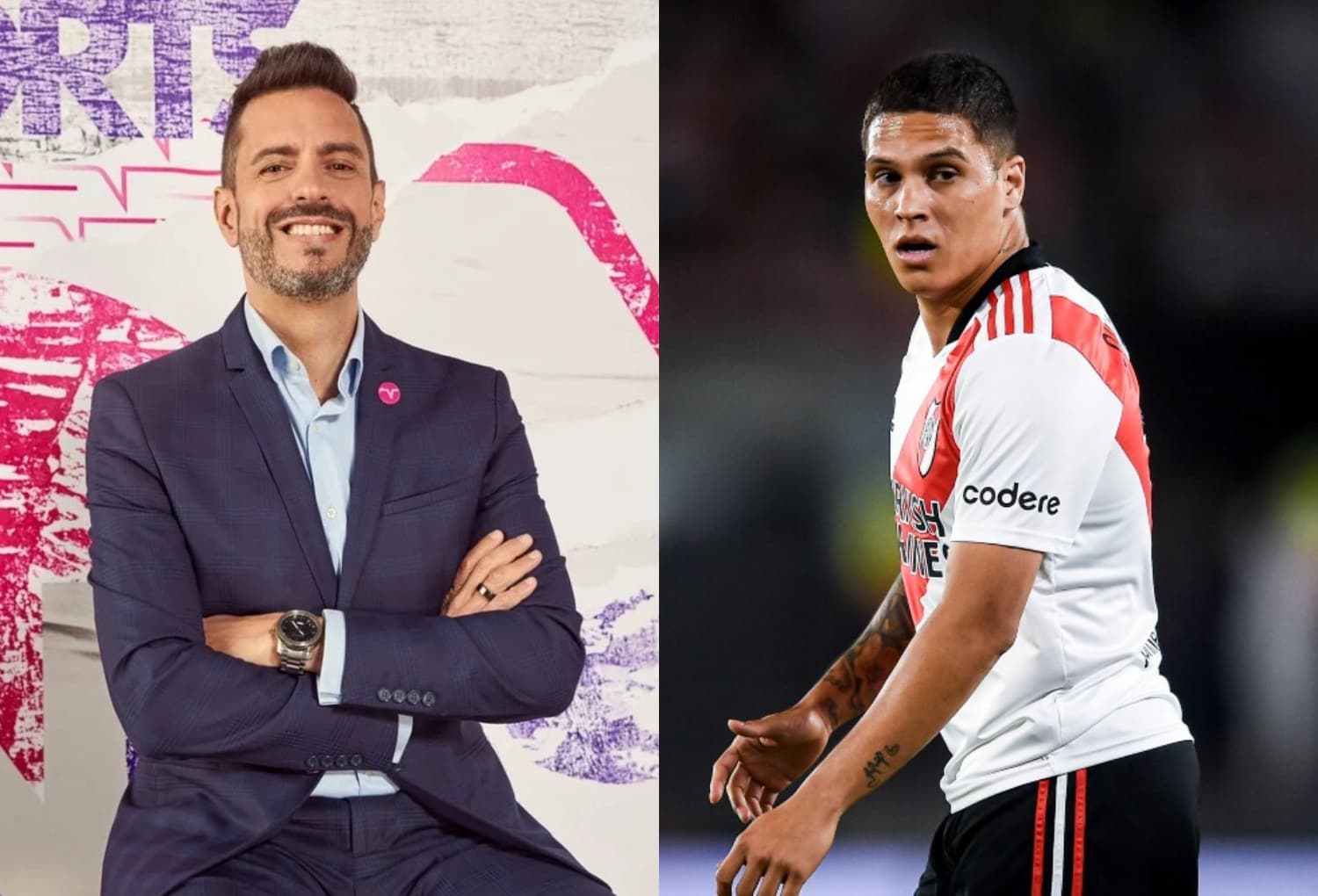 El periodista argentino destacó la labor del colombiano Juan Fernando Quintero.