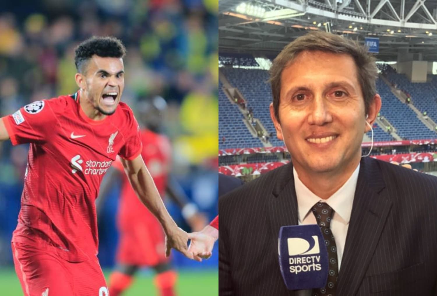 El periodista argentino elogió el gol de Luis Díaz con Liverpool en Inglaterra.