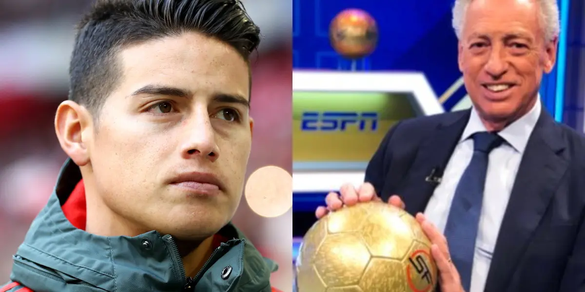 El periodista argentino Enrique Wolff hace tiempo habló sobre James Rodríguez y le dejó un consejo que no deja de tener vigencia para que vuelva a ser un crack.