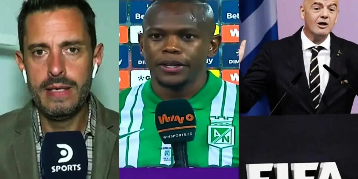 El periodista argentino no paró de elogiar el soberbio golazo de Yerson Candelo y le lanzó una indirecta a la FIFA. 