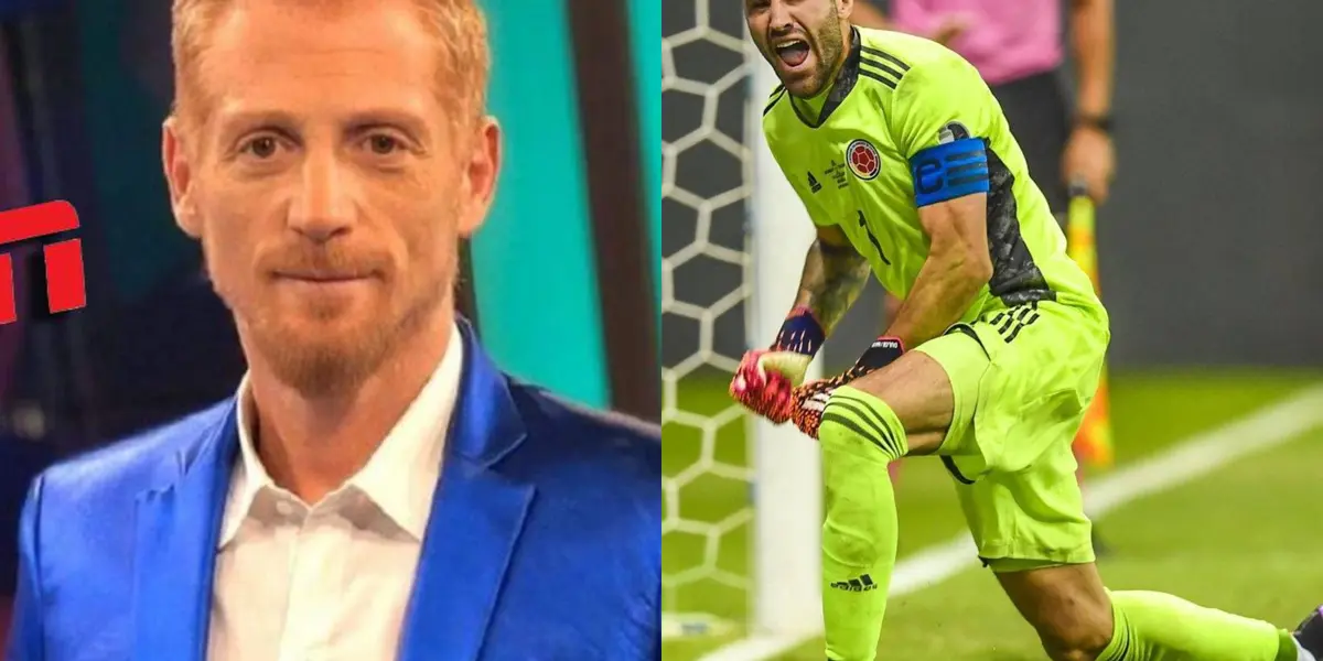 El periodista argentino no se paró en artículos para hablar de David Ospina y hacer una valoración de lo que es el portero colombiano en este momento.
