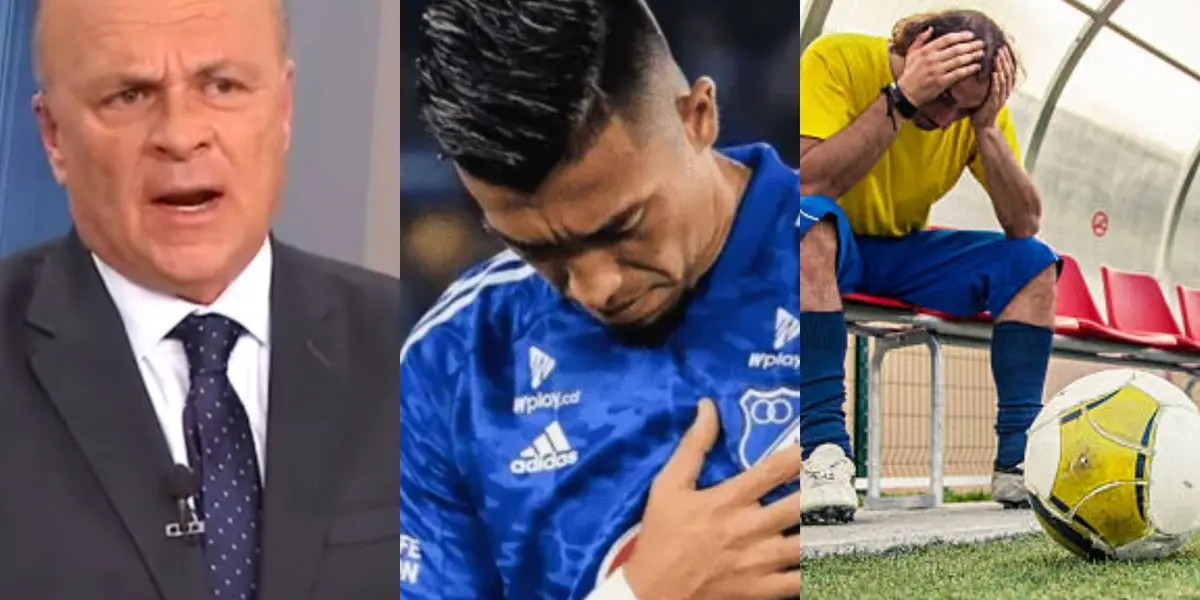El periodista arremetió contra Fernando Uribe quien viene de tener un bajo rendimiento en Junior