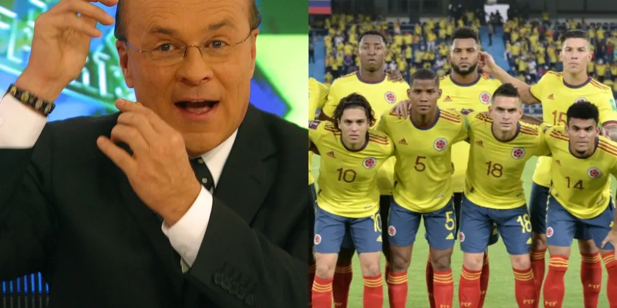 El periodista Carlos Antonio Vélez le lanzó unos dardos a la Selección Colombia y solo un jugador se salvó, se trata de Luis Díaz.