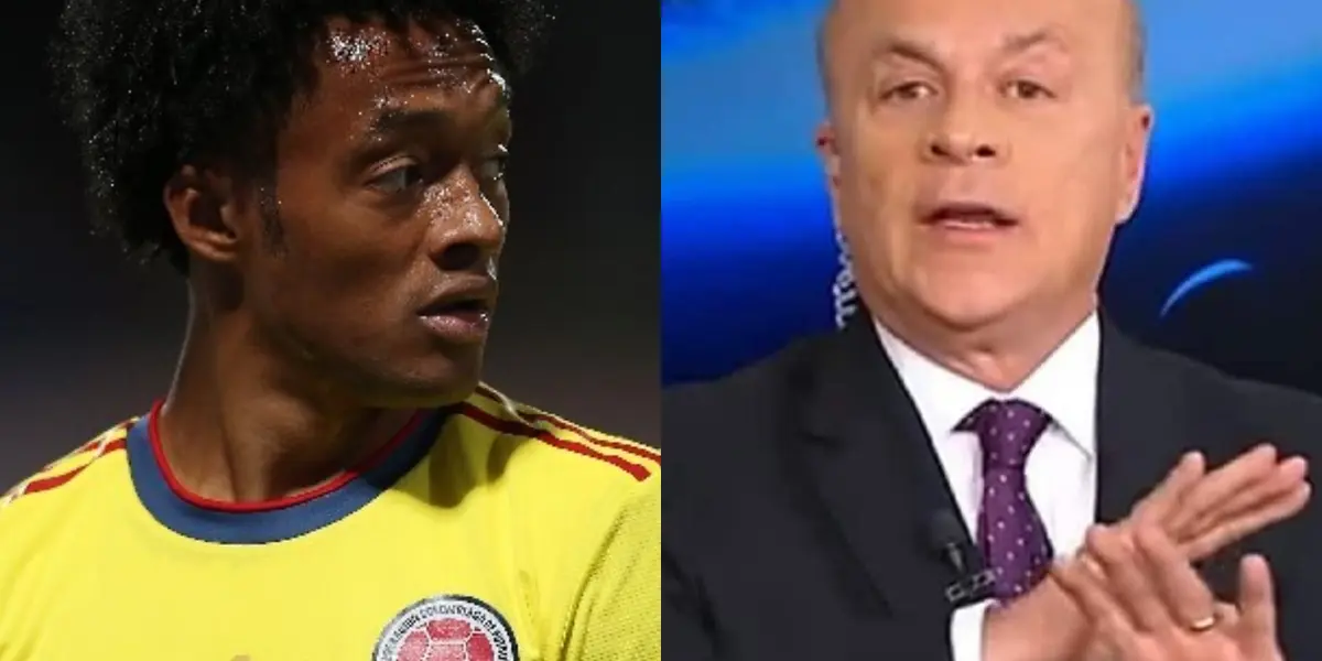 El periodista colombiano tras ver el vídeo de la discusión de Juan Guillermo Cuadrado y Cristiano Ronaldo en la Juventus, no vaciló en hacer una importante exigencia.
