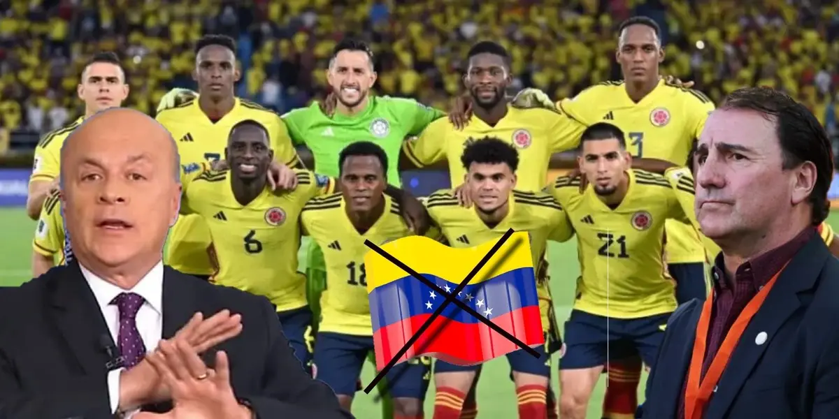 El periodista cuestionó el rival que tendrá la selección Colombia  