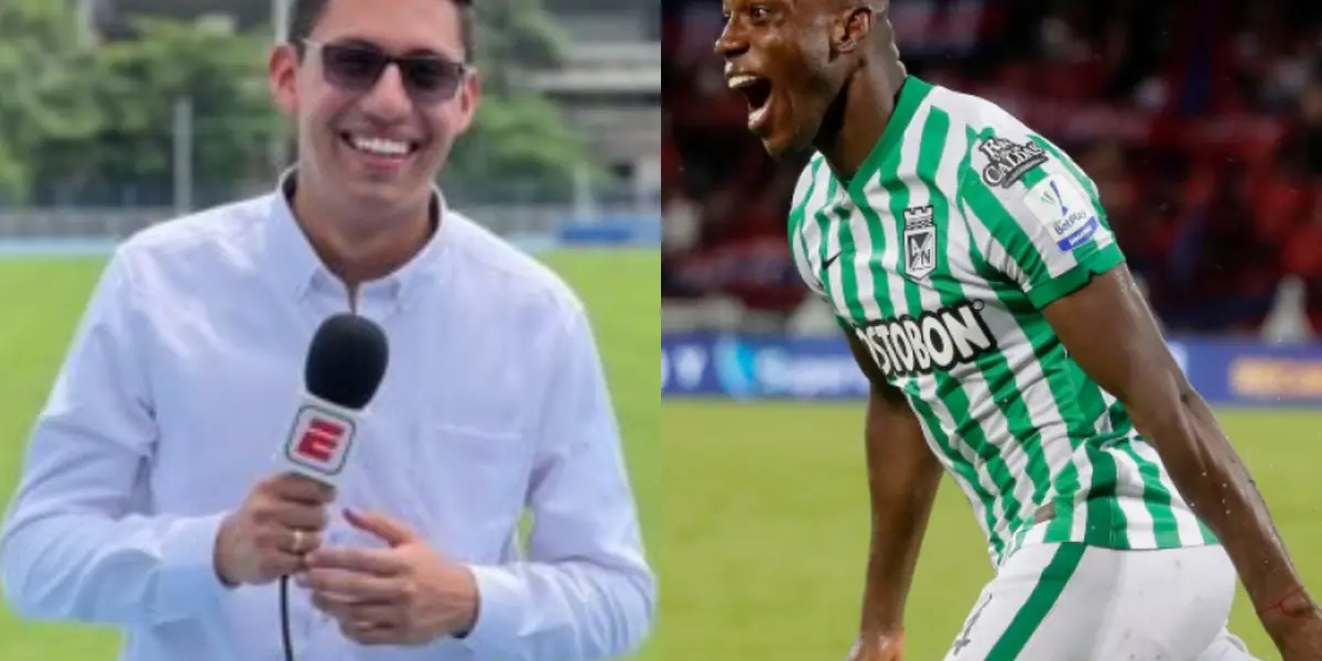 El periodista de ESPN Colombia adelantó que Baldomero Perlaza es pretendido por el Junior FC y por un importante club de Argentina.