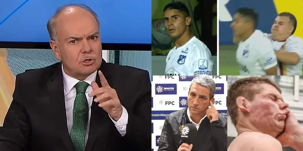 El periodista habló sobre la insólita situación contra Daniel Cataño por parte de un aficionado