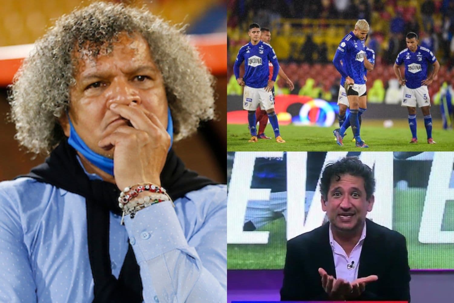 El periodista hizo un duro comentario tras la eliminación de Millonarios en la liga Beptlay