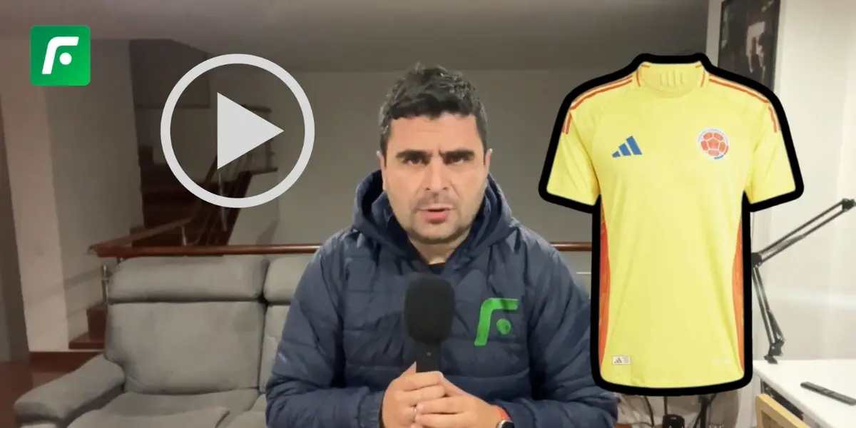 El periodista Juan Felipe Cadavid le levantó el pulgar a un jugador colombiano