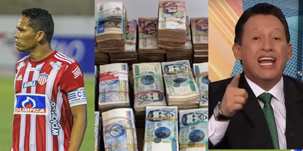 El periodista le hizo un duro comentario a Carlos Bacca por ser tronco en Junior