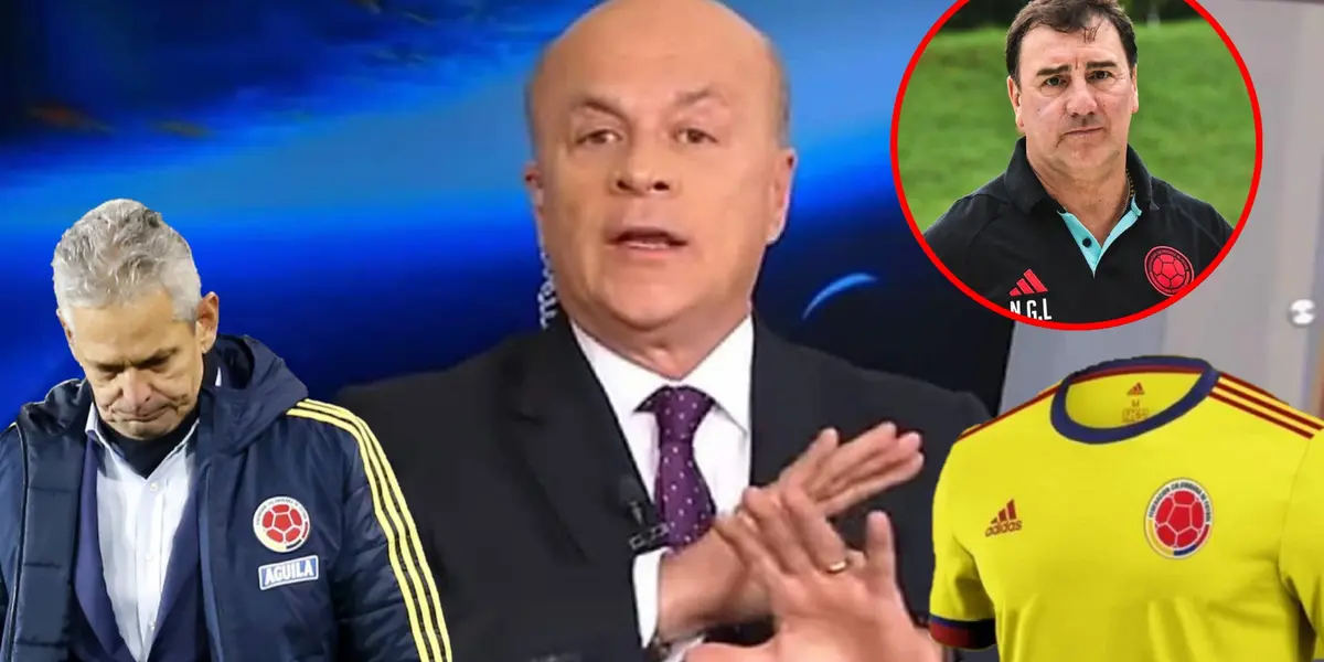 El periodista le mandó un sablazo a Néstor Lorenzo (Foto tomada de Futbolred, Pulzo, Noticias Caracol)