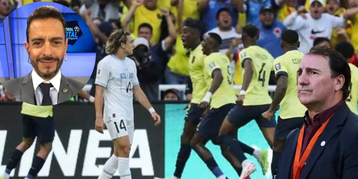 El periodista Pablo Giralt destapó la ayuda que recibió Ecuador ante Uruguay en la eliminatoria sudamericana