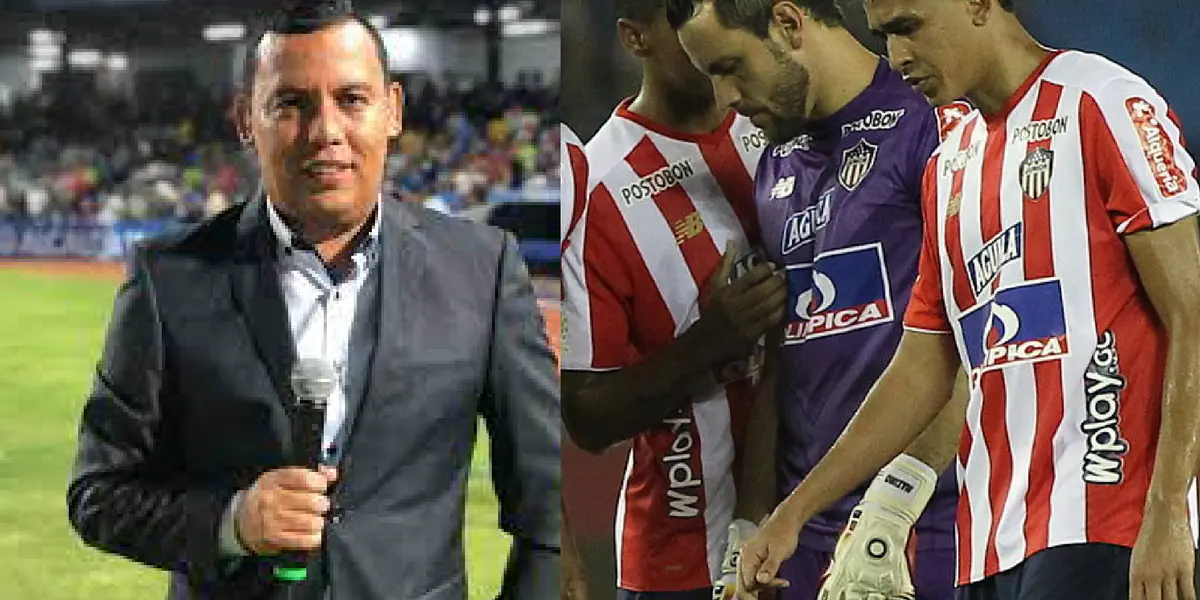 El periodista se basó en la estadística que describía un Atlético Nacional que no podía ganar en Barranquilla desde 2015
