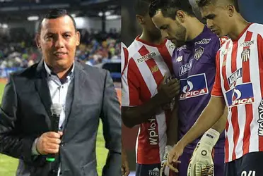 El periodista se basó en la estadística que describía un Atlético Nacional que no podía ganar en Barranquilla desde 2015