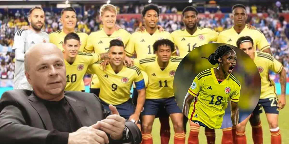 El periodista sorprendió con sus palabras al pedir una jugadora a la selección Colombia Masculina 