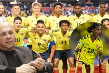 El periodista sorprendió con sus palabras al pedir una jugadora a la selección Colombia Masculina 