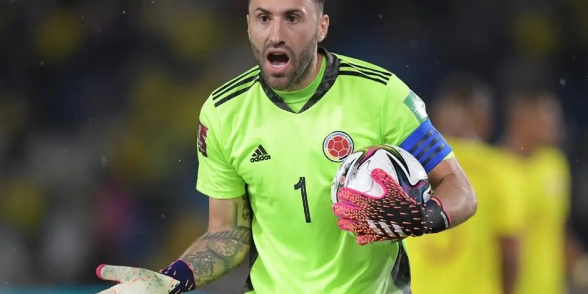 El portero de la Selección Colombia estuvo en la rueda de prensa luego del partido ante Paraguay. 