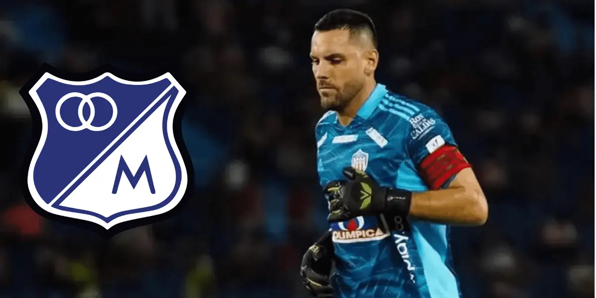 El portero Sebastián Viera, envió un curioso mensaje a los hinchas de Millonarios.