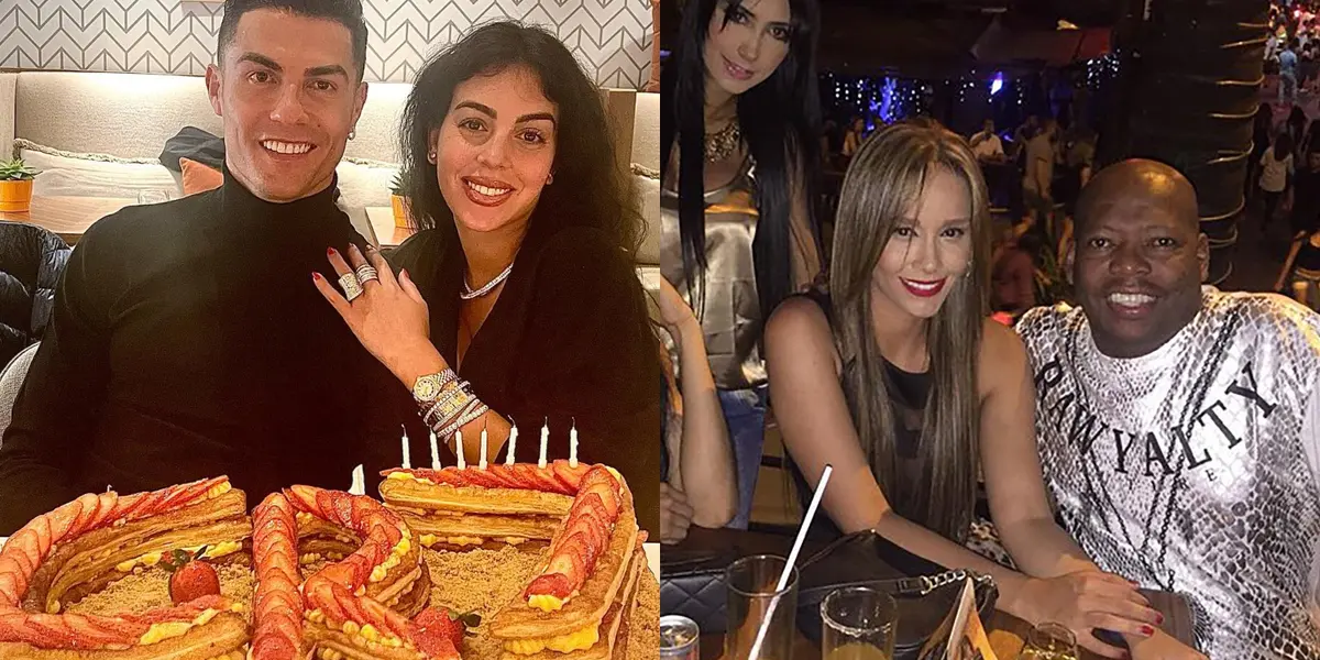 El portugués cumplió años, lo compartió en redes sociales y no faltó quien lo comparara con las fiestas que hace Faustino Asprilla.