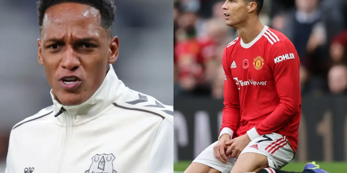 El portugués se vio envuelto en una polémica en Inglaterra con un hincha y Mina hizo algo totalmente contrario en el camerino de su equipo.