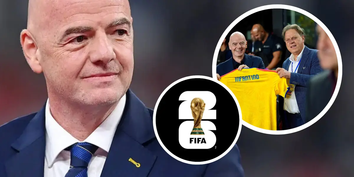 El presidente de la FIFA y su mensaje a la Selección Colombia previo a la Copa del Mundo Foto: FIFA y FCF