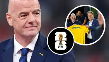 El presidente de la FIFA y su mensaje a la Selección Colombia previo a la Copa del Mundo Foto: FIFA y FCF