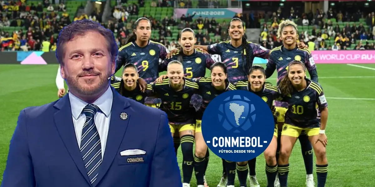 El presidente de la Conmebol tuvo un gran gesto con la selección Colombia Femenina 