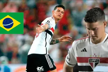 El primer problema que tiene James con su nuevo técnico y el Sao Paulo de Brasil
