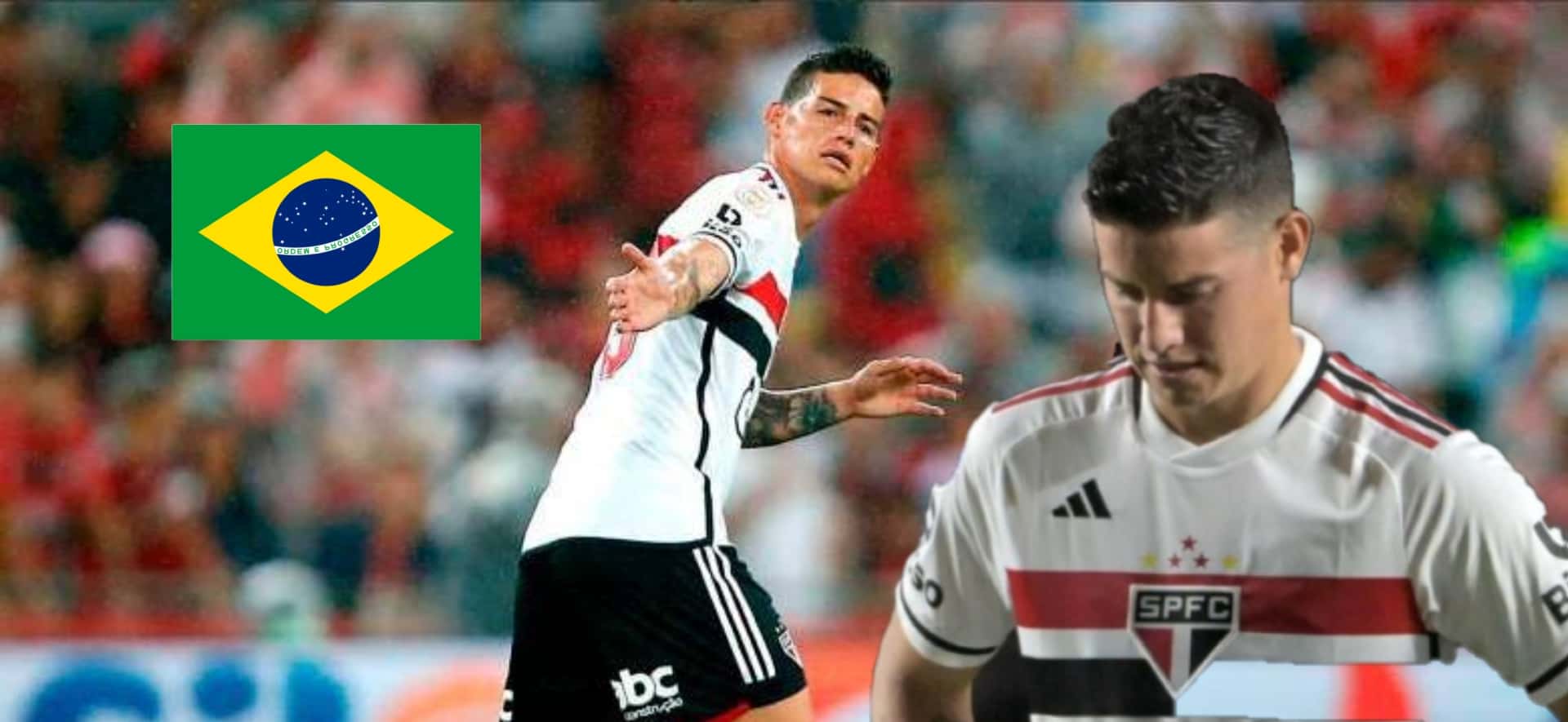 El primer problema que tiene James con su nuevo técnico y el Sao Paulo de Brasil