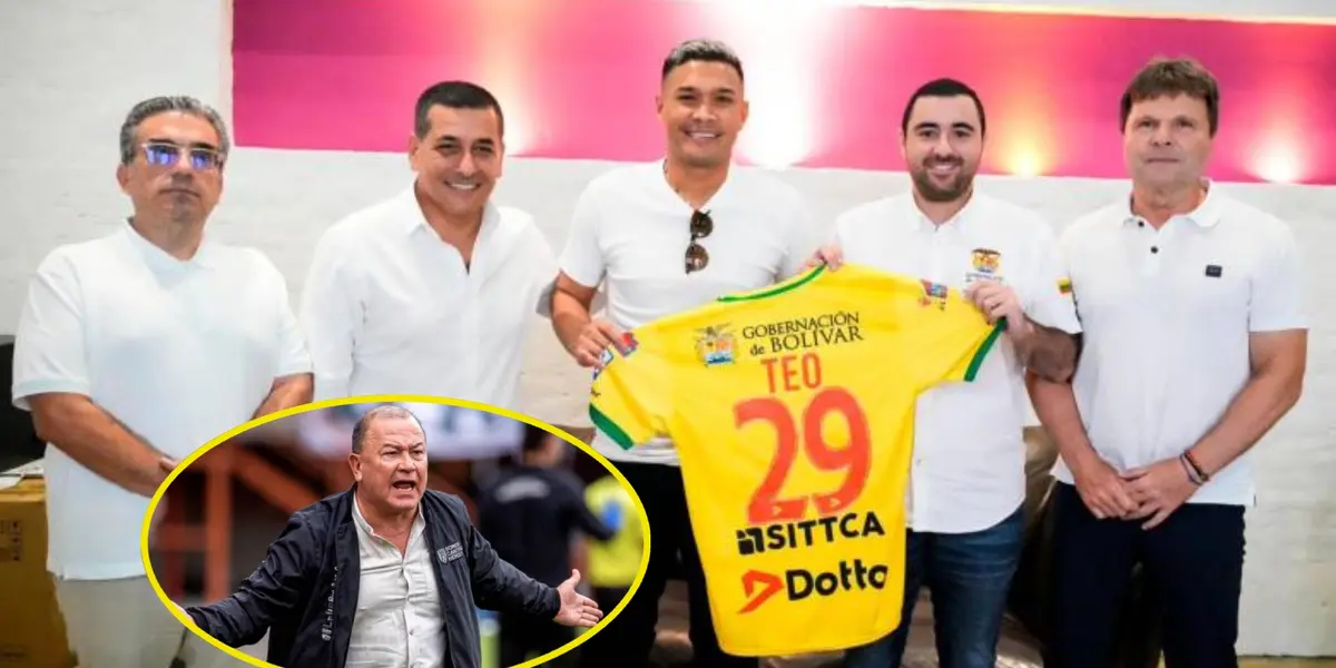 El problema de Teófilo ahora en Real Cartagena (Foto tomada de