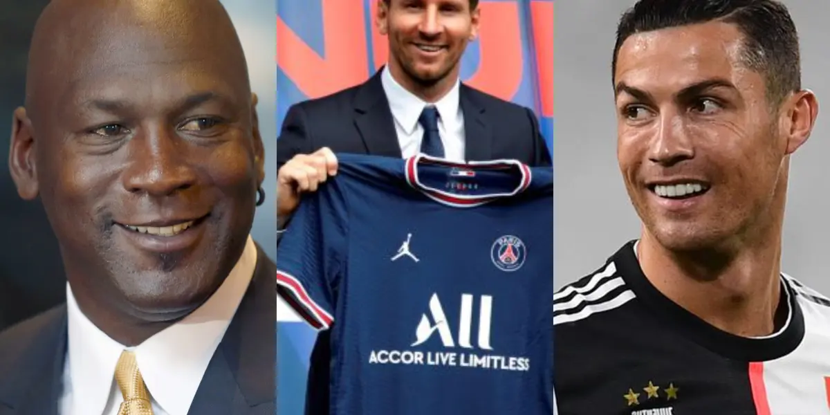 El PSG con la llegada de Lionel Messi se ha ganado más de $200 millones de dólares sólo en la venta de camisetas. Los franceses han recuperado y multiplicado su dinero de manera abismal. Recordemos que Michael Jordan a través de su marca: “Jordan”; es uno de los patrocinadores de esas camisetas, el norteamericano se gana un importante porcentaje de dinero por la venta de cada camiseta. Jordan está esperando saber si se confirma la llegada de Cristiano Ronaldo al PSG y haría algo particular si llega el portugués al club parisino.