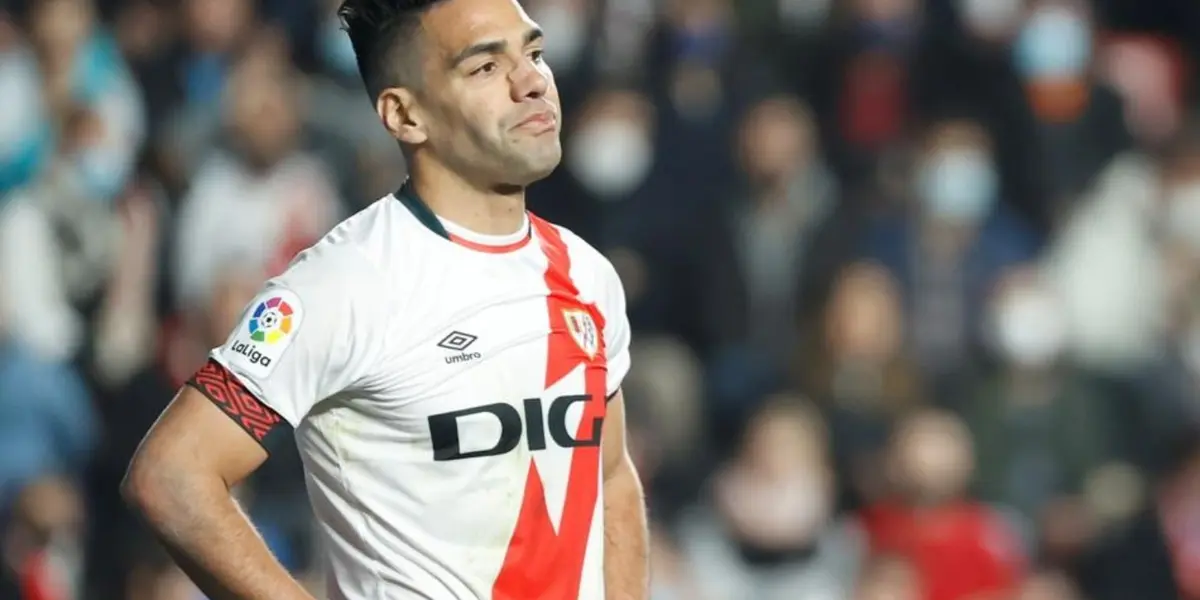 El Rayo Vallecano sigue de capa caída y volvió a perder en España, la reciente derrota tuvo eco en Radamel Falcao.