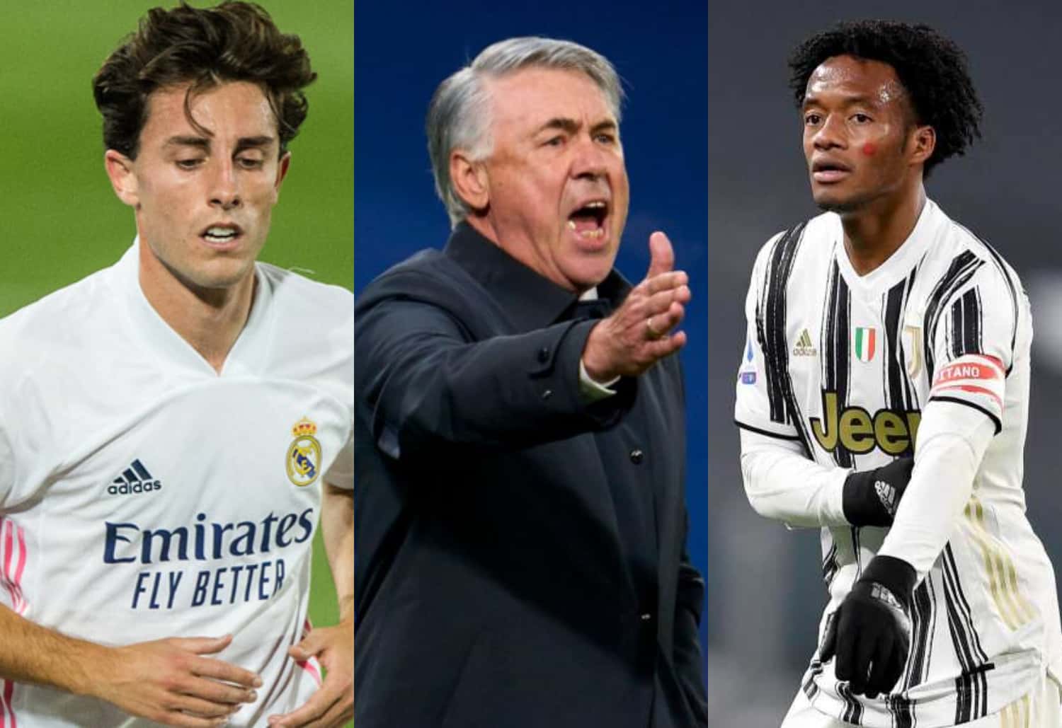 El Real Madrid de Carlo Ancelotti tiene en la mira a Juan Guillermo Cuadrado y Álvaro Odriozola es un jugador clave en la posible negociación.