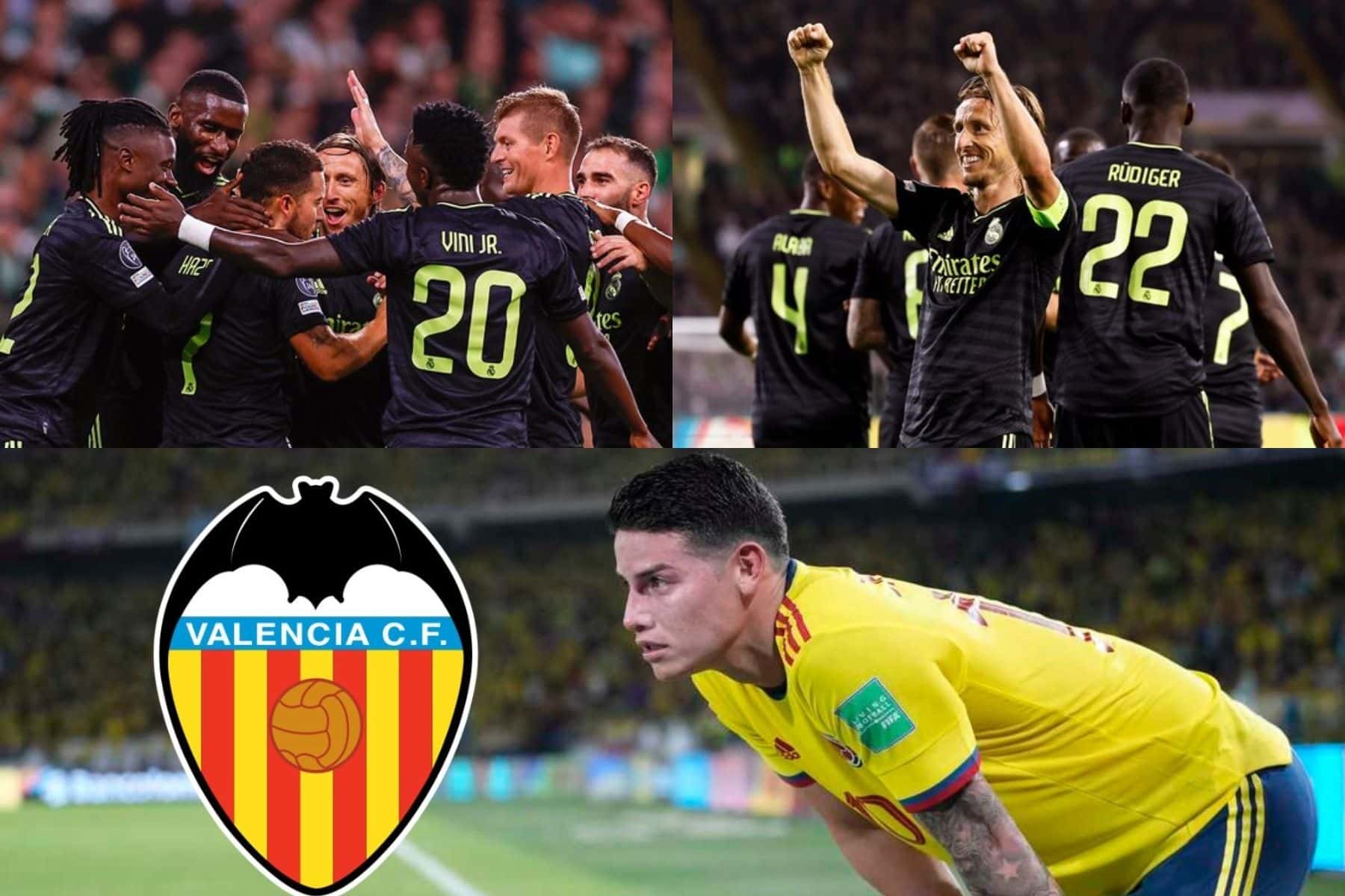 El Real Madrid comenzó con el pie derecho en la Champions League y James Rodríguez en paralelo le lanzó una pulla al Valencia CF y a sus críticos.