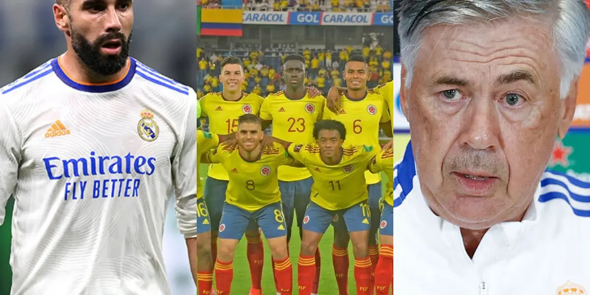 El Real Madrid perdió contra el Manchester City y quedó en evidencia que Carlo Ancelotti tiene un hueco en defensa que lo podría suplir con un jugador colombiano.
