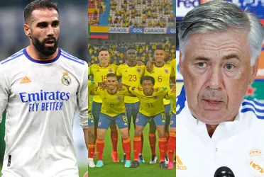 El Real Madrid perdió contra el Manchester City y quedó en evidencia que Carlo Ancelotti tiene un hueco en defensa que lo podría suplir con un jugador colombiano.