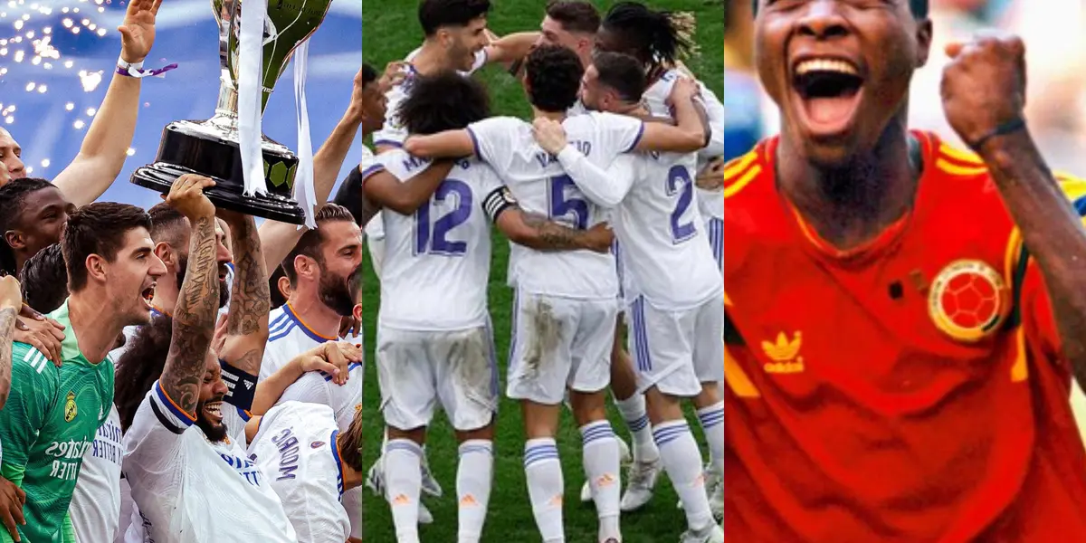 El Real Madrid recordó a Freddy Rincón antes de la coronación de su nuevo título en España.