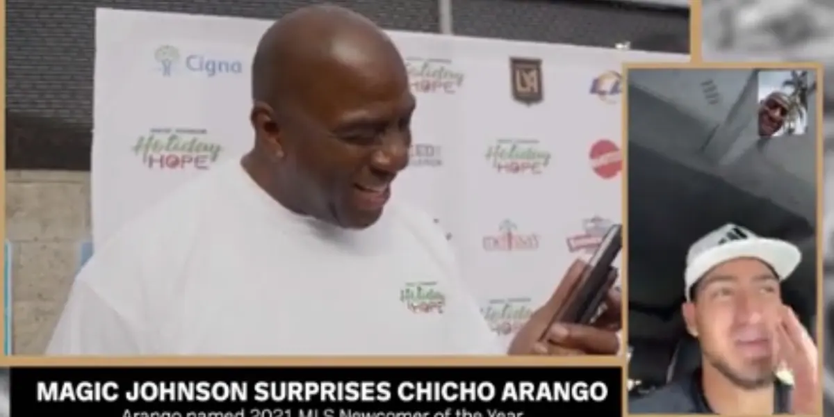 El reconocido exbasquetbolista se comunicó con el jugador de Los Angeles FC vía telefónica.